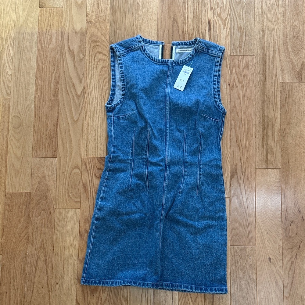 Abercrombie & Fitch Blue Denim Dress